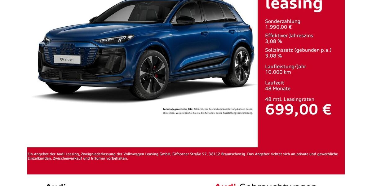 Audi Q6 e-tron 10.479 km 67.911 &euro; Dortmund 44143