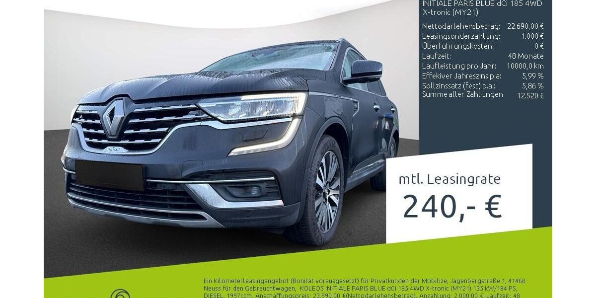 Renault Koleos 90.700 km 21.990 &euro; Borken 46325