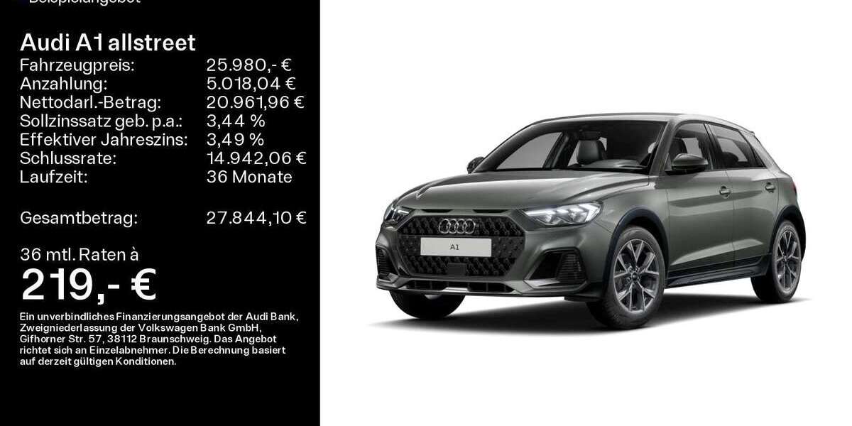 Audi A1 6.555 km 25.980 &euro; Haßfurt 97437