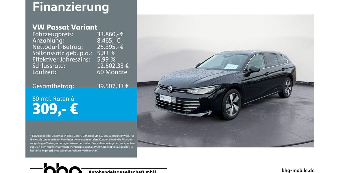 VW Passat Variant 18.397 km 33.860 &euro; Mössingen 72116