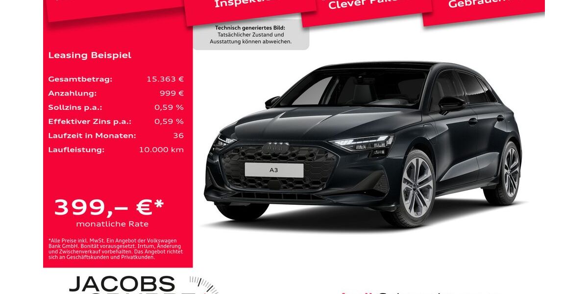 Audi A3 4.609 km 42.480 &euro; Mönchengladbach 41066