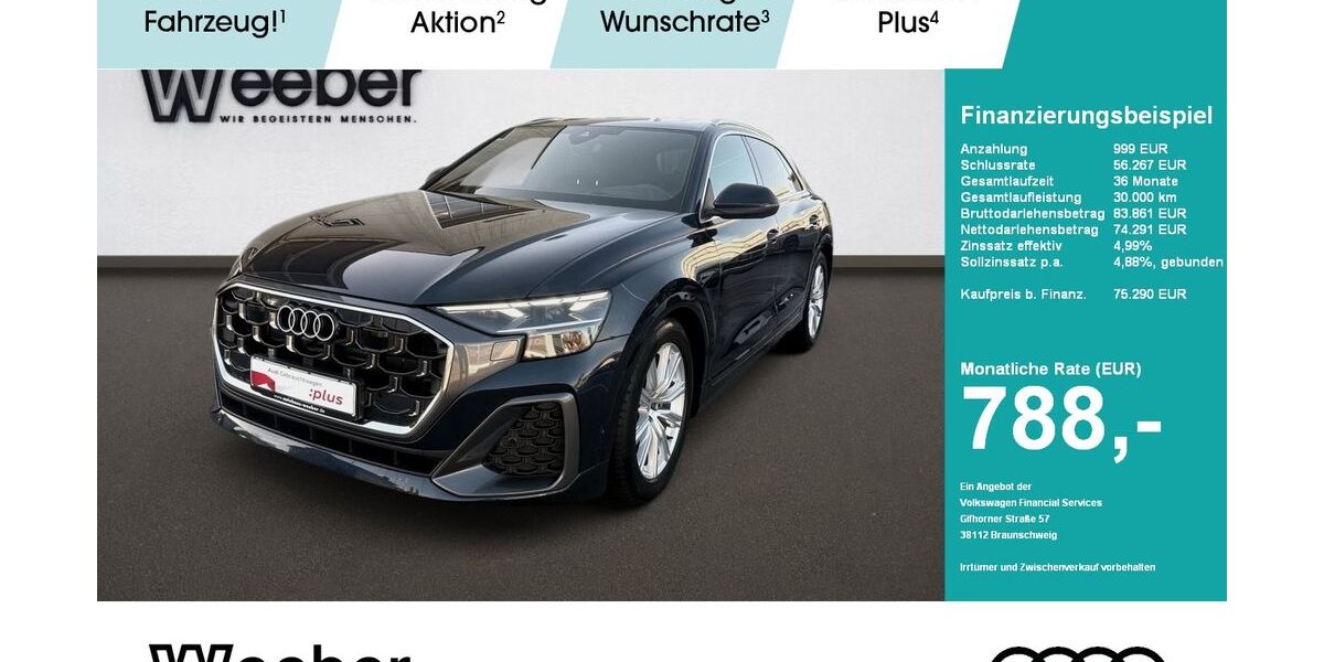 Audi Q8 30.547 km 73.390 &euro; Weil der Stadt 71263
