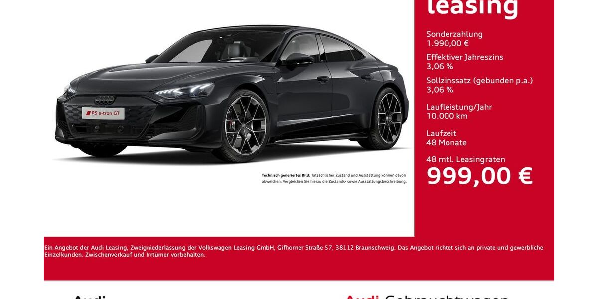 Audi RS e-tron GT 15.959 km 116.998 &euro; Dortmund 44143