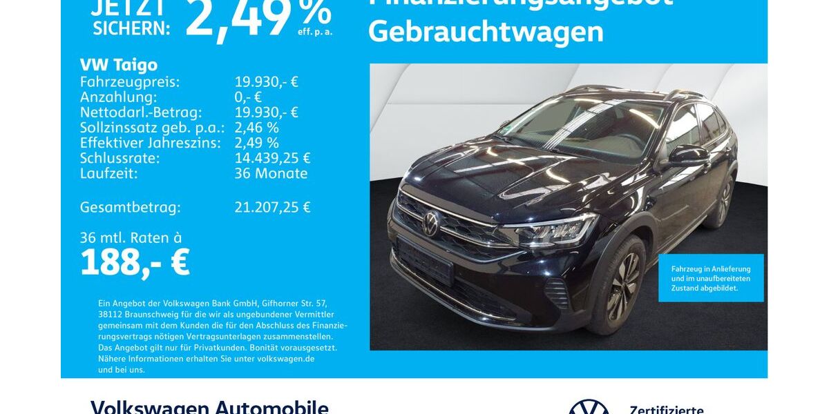 VW Taigo 21.007 km 19.830 &euro; Stuttgart-Wangen 70188