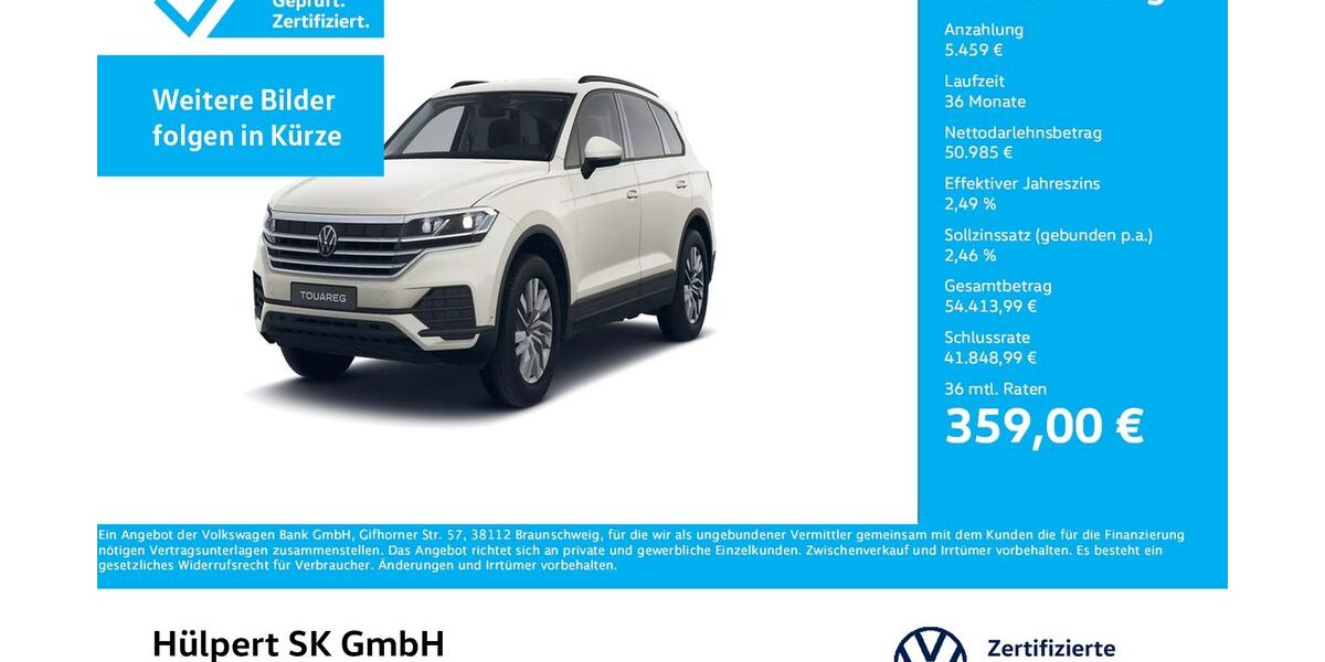 VW Touareg 18.869 km 54.777 &euro; Bergkamen 59192