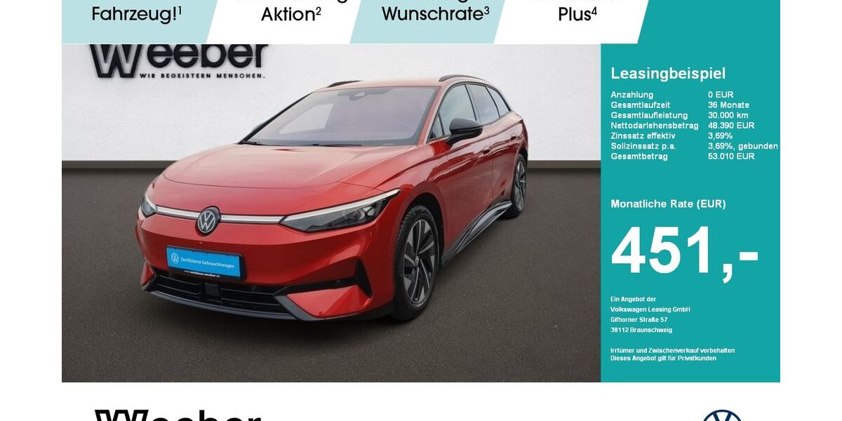 VW ID.7 11.823 km 47.990 &euro; Calw 75365