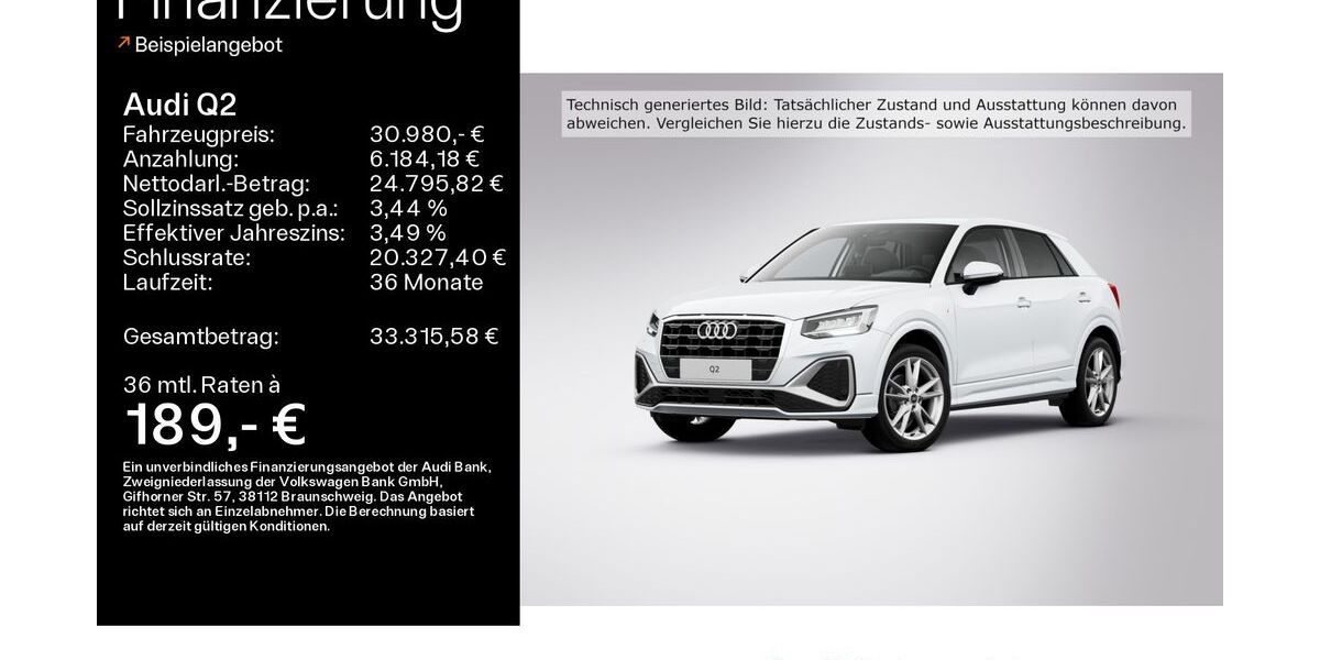 Audi Q2 14.567 km 30.980 &euro; Haßfurt 97437