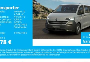VW T7 Transporter 9.002 km 45.860 &euro; Gersthofen 86368