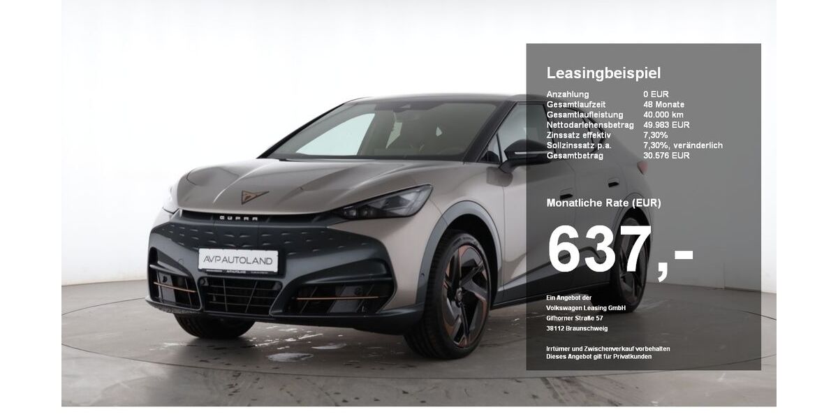 Cupra Tavascan 16.990 km 47.690 &euro; Plattling 94447