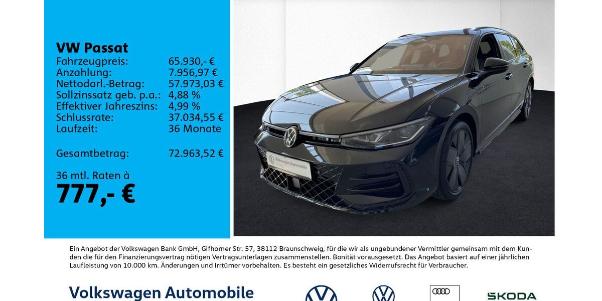 VW Passat 7.500 km 65.930 &euro; Leipzig 04178