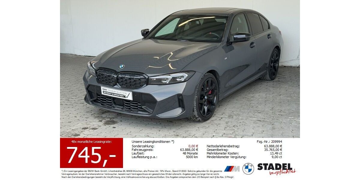 BMW M340d 13.485 km 60.790 &euro; Heilbronn 74074