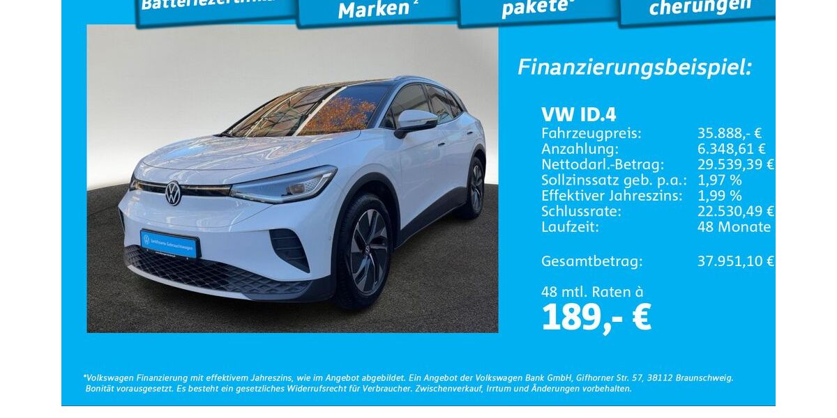 VW ID.4 8.476 km 34.888 &euro; Hamburg 22761