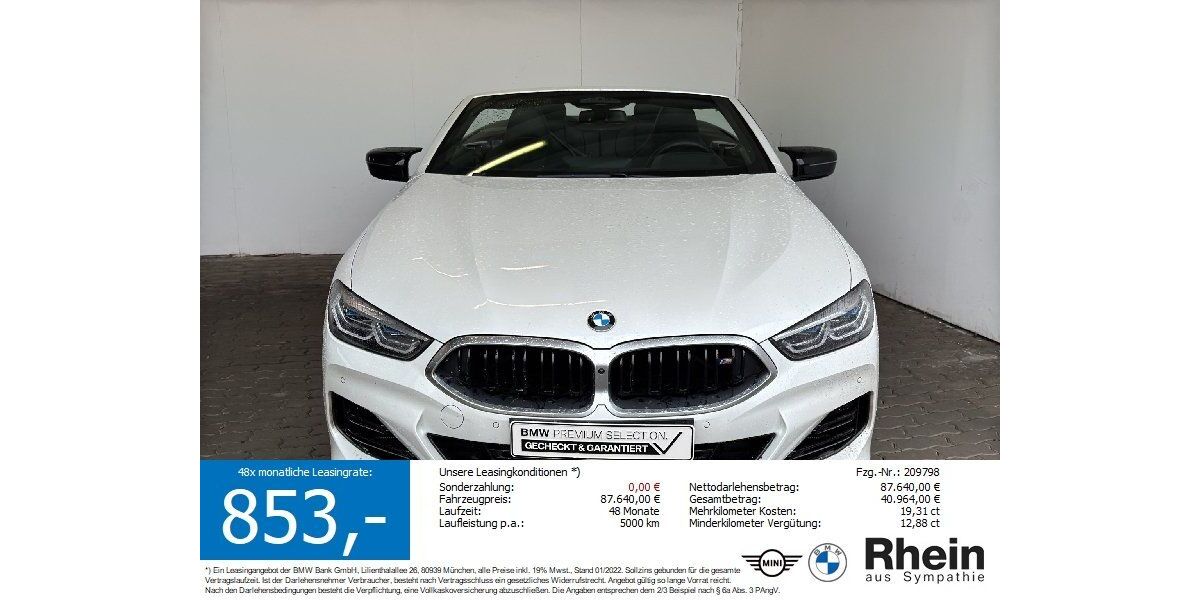 BMW M850 23.024 km 84.490 &euro; Heilbronn 74076