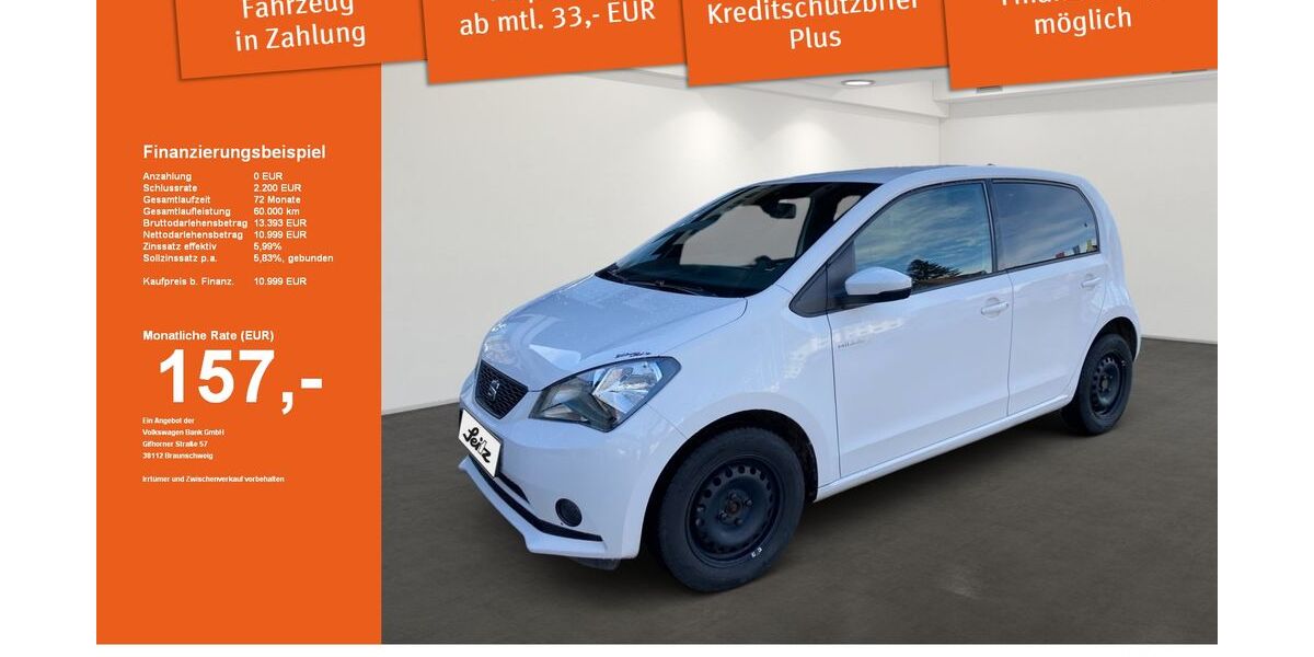 Seat Mii 49.000 km 10.999 &euro; Lindenberg 88161