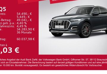 Audi Q5 14.600 km 54.490 &euro; Gersthofen 86368
