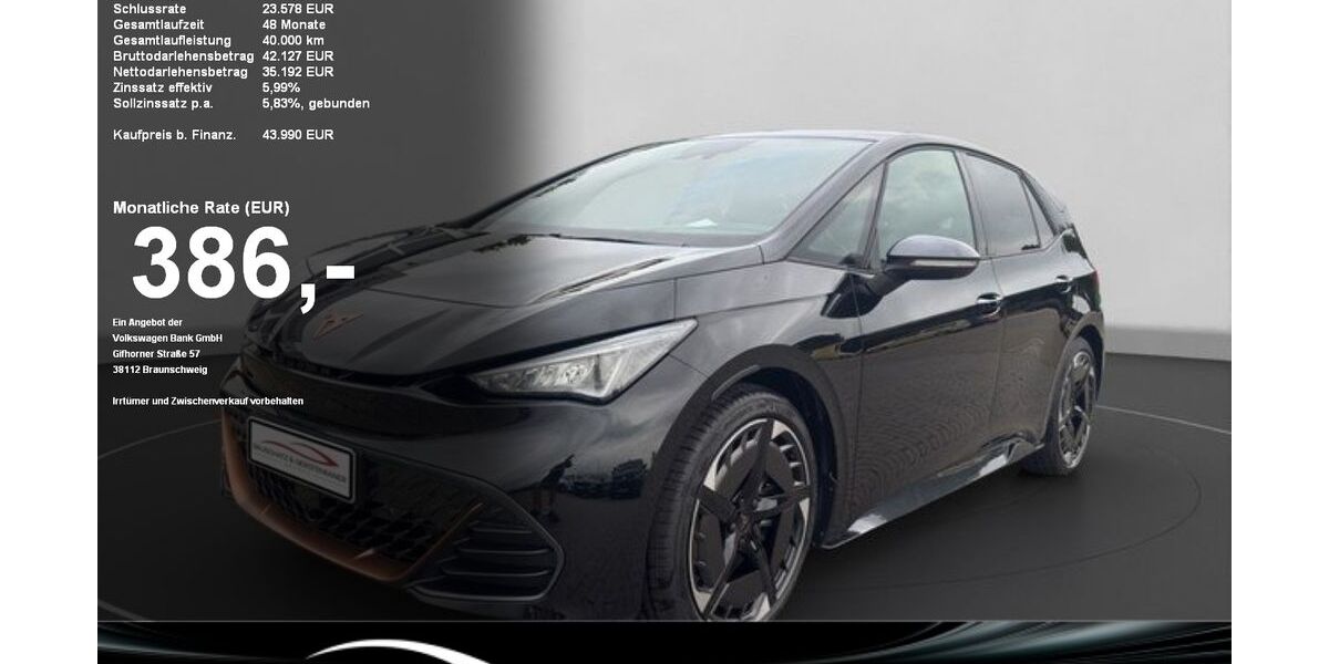 Cupra Born 5.000 km 43.990 &euro; Gaggenau 76571