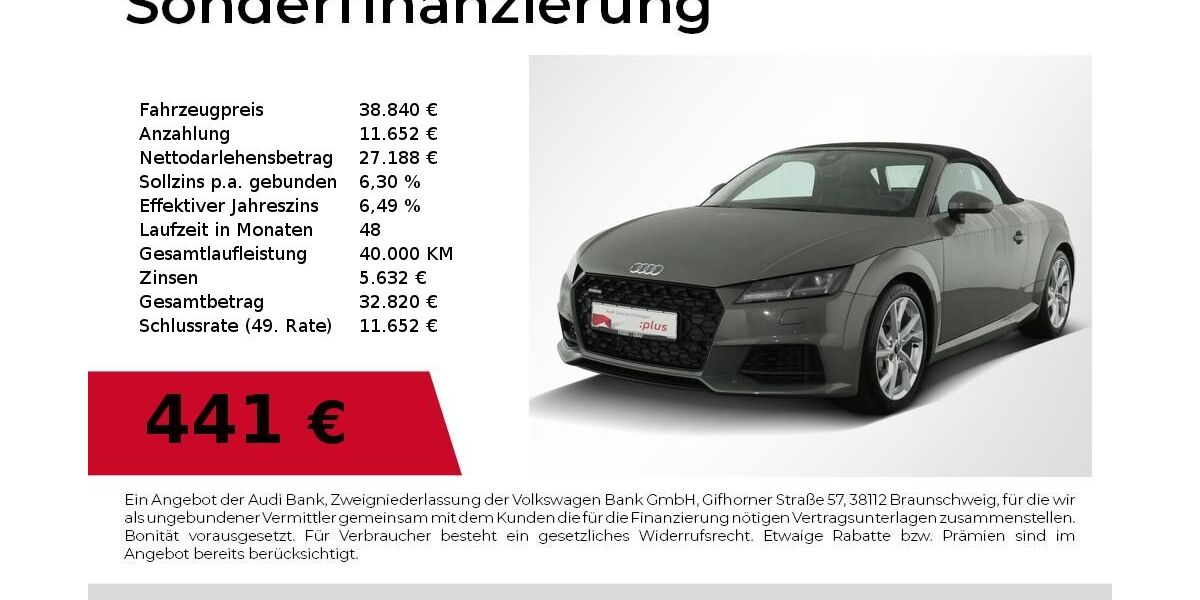Audi TT 44.500 km 35.280 &euro; Nürnberg 90411
