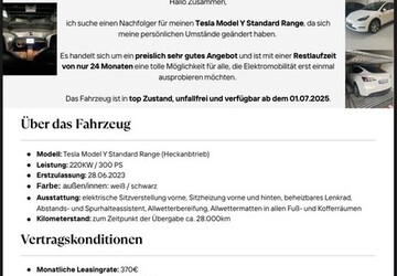 Tesla model Y SR 25.000 km 50.000 &euro; Dachau 85221