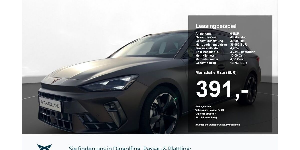 Cupra Leon 5.828 km 36.988 &euro; Passau 94036