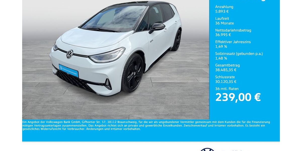 VW ID.3 10.881 km 41.511 &euro; Dortmund 44379