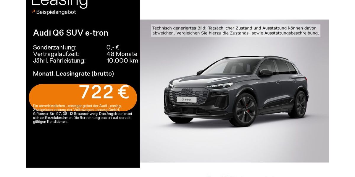 Audi Q6 e-tron 1.001 km 71.680 &euro; Schweinfurt 97424