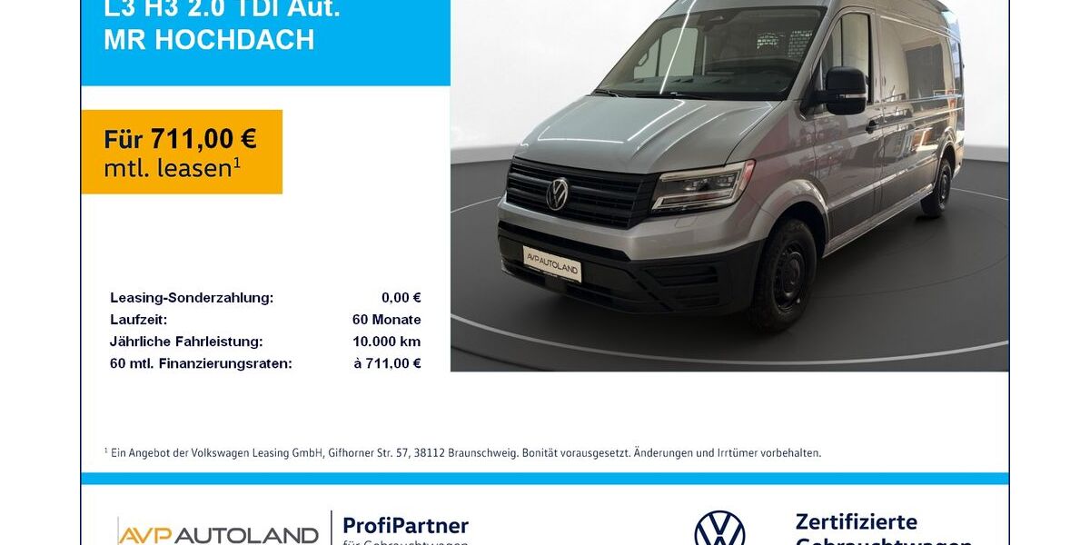 VW Crafter 2.000 km 56.440 &euro; Plattling 94447