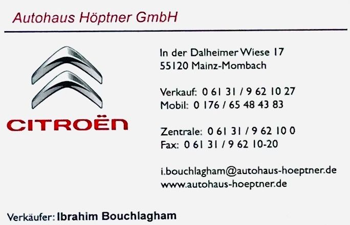 Citroen Berlingo 6.078 km 21.999 &euro; Mainz 55120