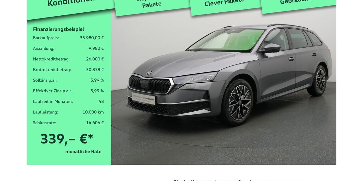 Skoda Octavia 7.850 km 34.480 &euro; Leverkusen 51379