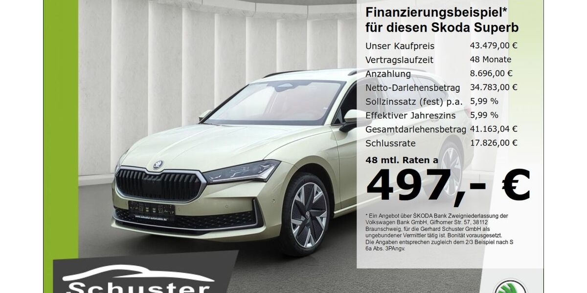 Skoda Superb 6.047 km 43.479 &euro; Ruhstorf 94099
