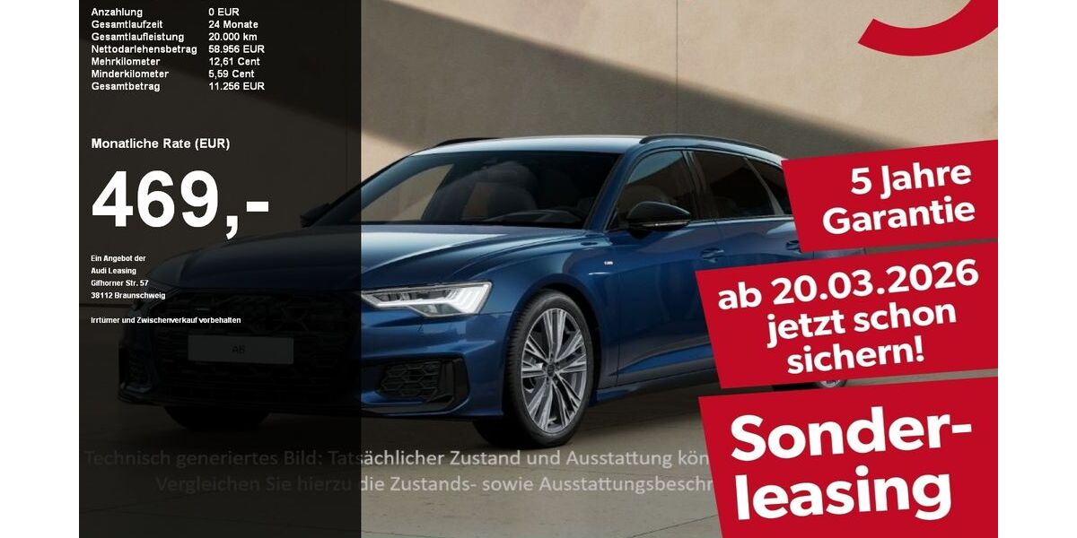 Audi A6 17.400 km 59.840 &euro; Wackersdorf 92442