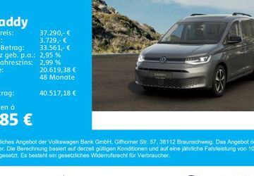 VW Caddy 5.000 km 37.290 &euro; Gersthofen 86368