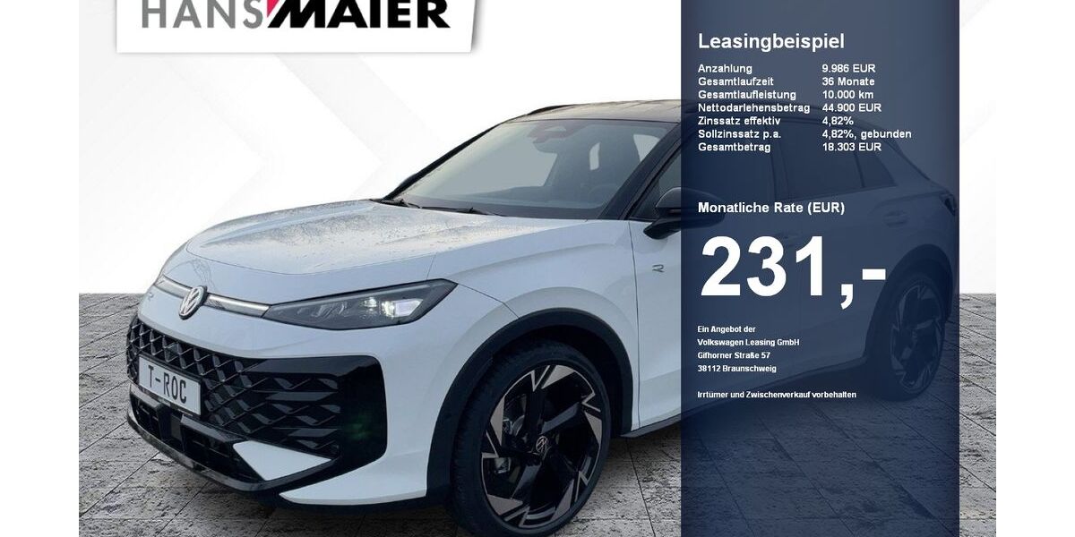 VW T-Roc 1.500 km 44.900 &euro; Erding 85435