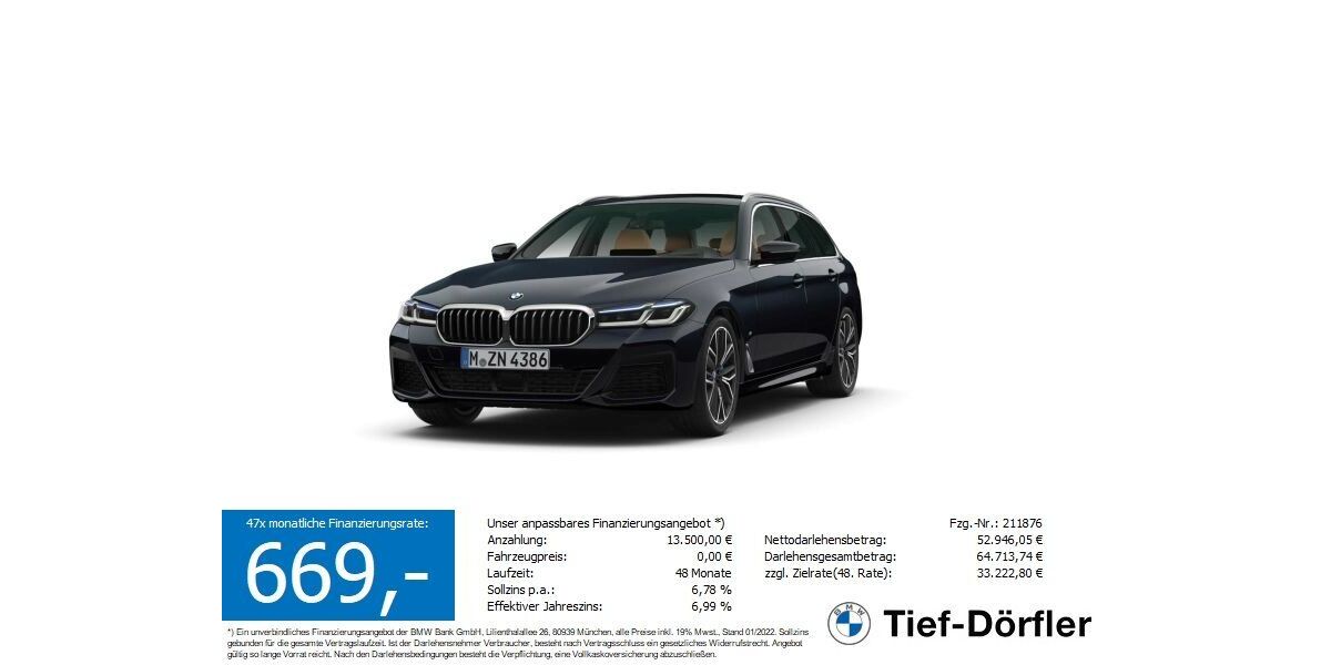 BMW 530 37.100 km 63.890 &euro; Marktsteft 97342