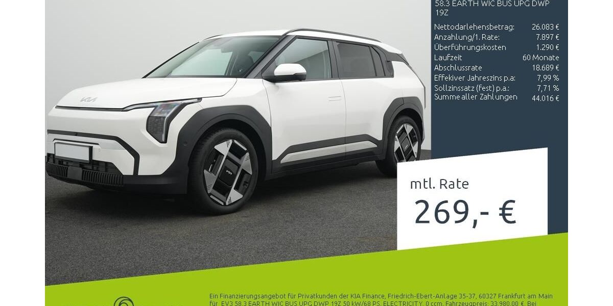 Kia EV3 9.900 km 32.780 &euro; Borken 46325