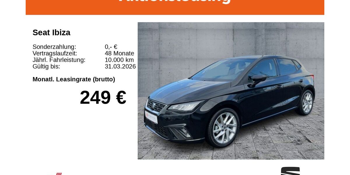 Seat Ibiza 1.500 km 26.190 &euro; Mitterteich 95666