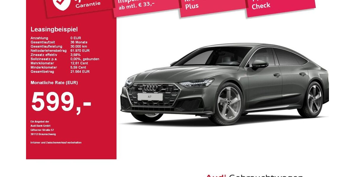 Audi A7 14.967 km 61.440 &euro; Plattling 94447