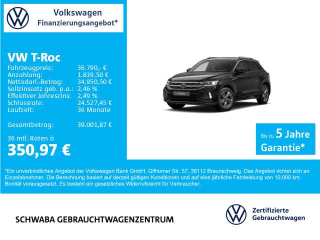 VW T-Roc 17.900 km 36.790 &euro; Gersthofen 86368