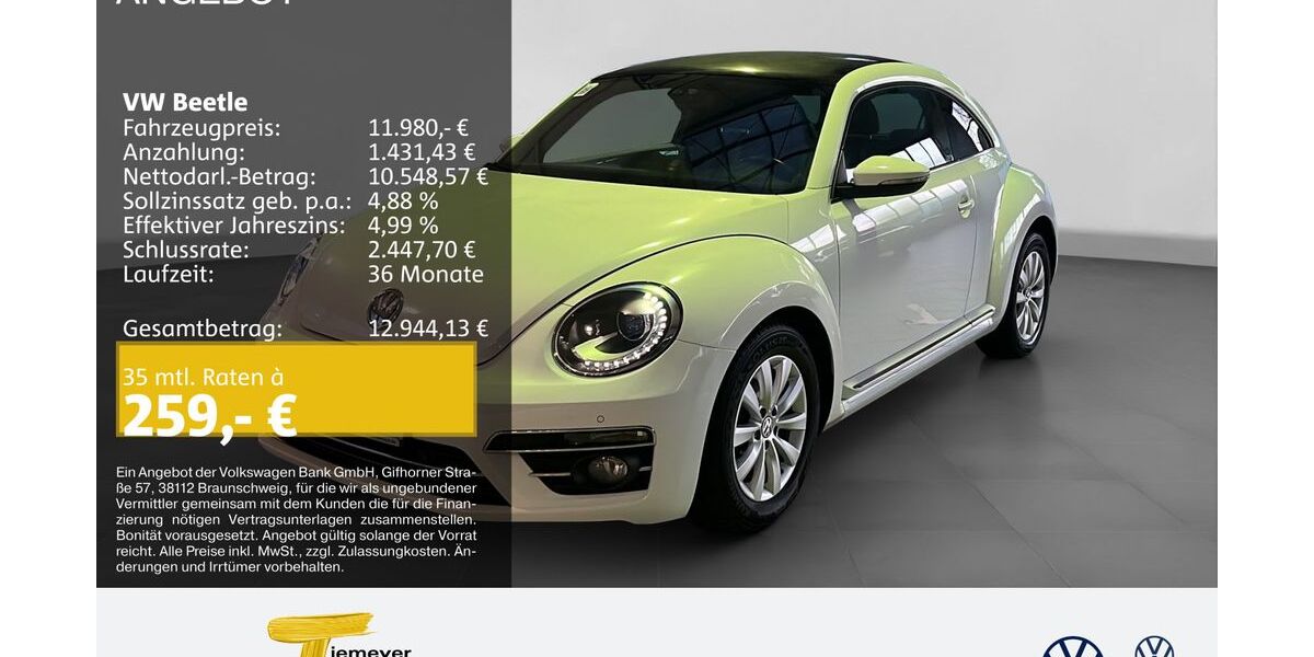 VW Beetle 98.379 km 10.980 &euro; Gelsenkirchen 45888