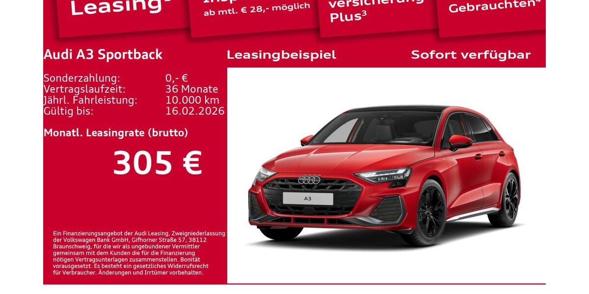 Audi A3 2.613 km 35.980 &euro; Berlin 10587