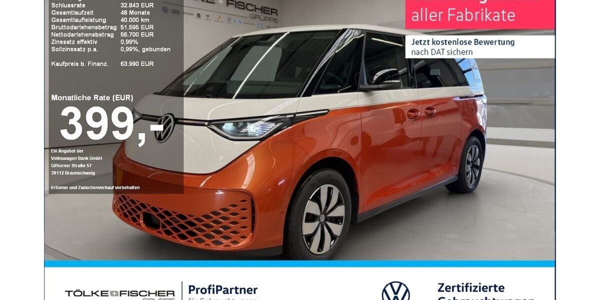 VW ID. Buzz 1.200 km 59.999 &euro; Krefeld 47805