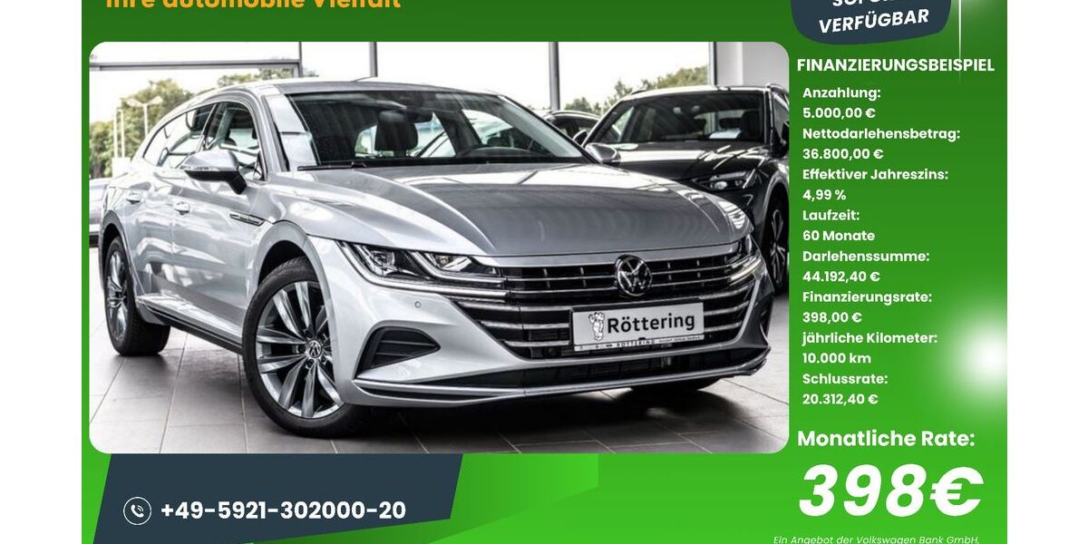 VW Arteon 2.500 km 39.300 &euro; Schüttorf 48465