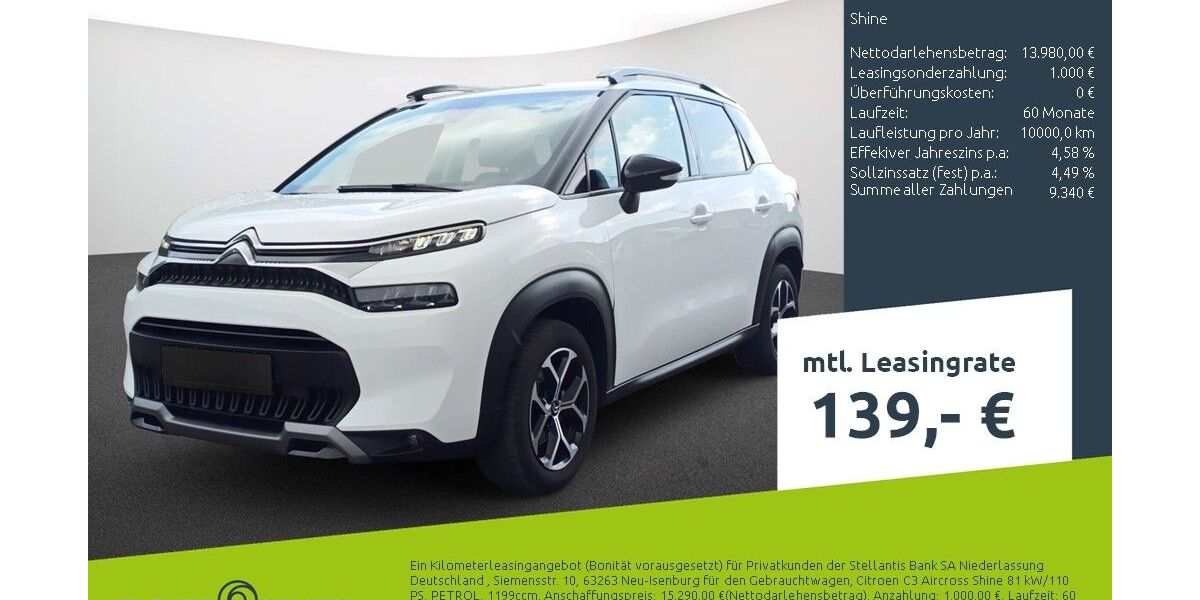 Citroen C3 Aircross 16.494 km 12.840 &euro; Borken 46325