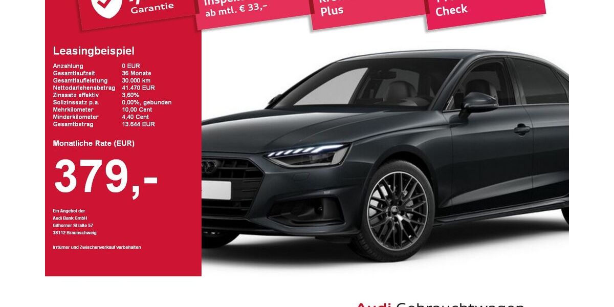 Audi A4 28.729 km 41.440 &euro; Plattling 94447