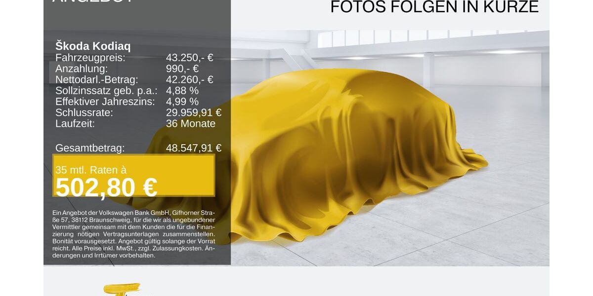 Skoda Kodiaq 11.900 km 42.980 &euro; Duisburg 47059