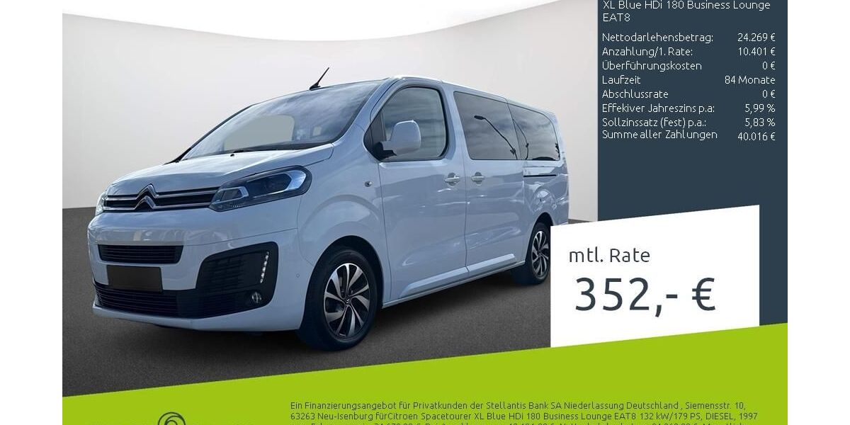 Citroen SpaceTourer 59.993 km 34.670 &euro; Dülmen 48249