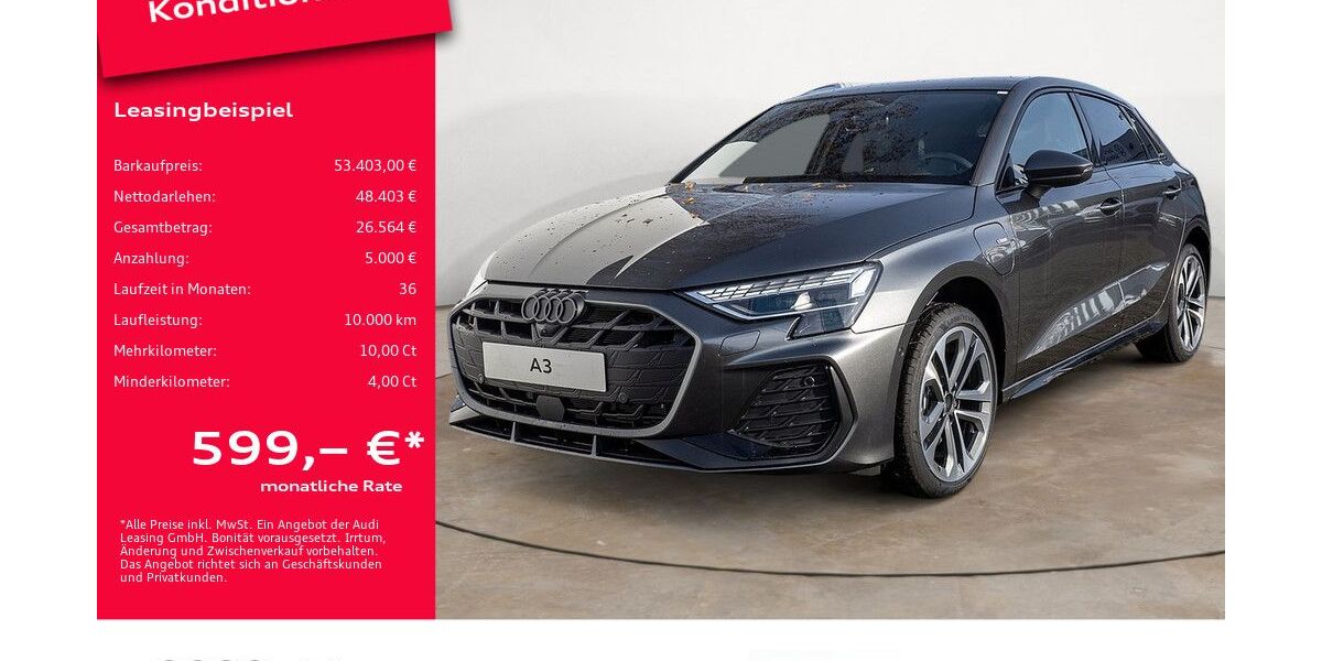 Audi A3 4.000 km 53.403 &euro; Potsdam 14482