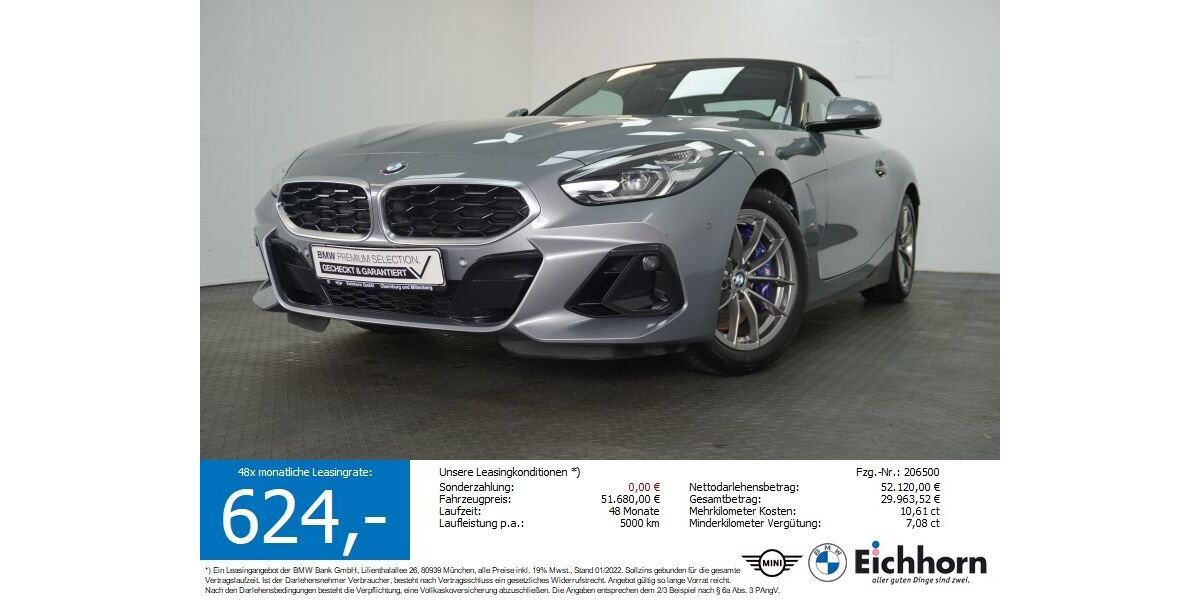 BMW Z4 27.500 km 44.250 &euro; Miltenberg 63897