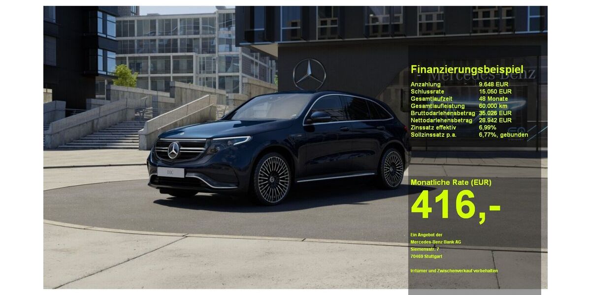 Mercedes-Benz EQC 52.700 km 38.590 &euro; Stade 21684