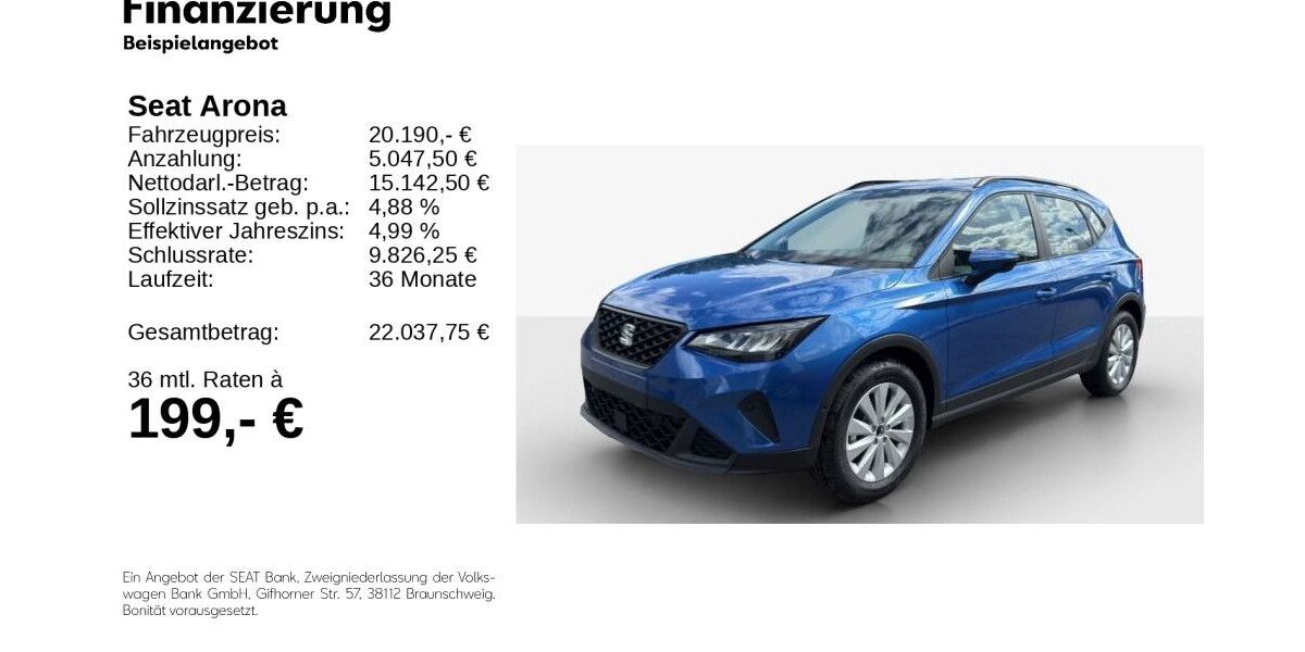 Seat Arona 8.040 km 19.790 &euro; Gifhorn 38518