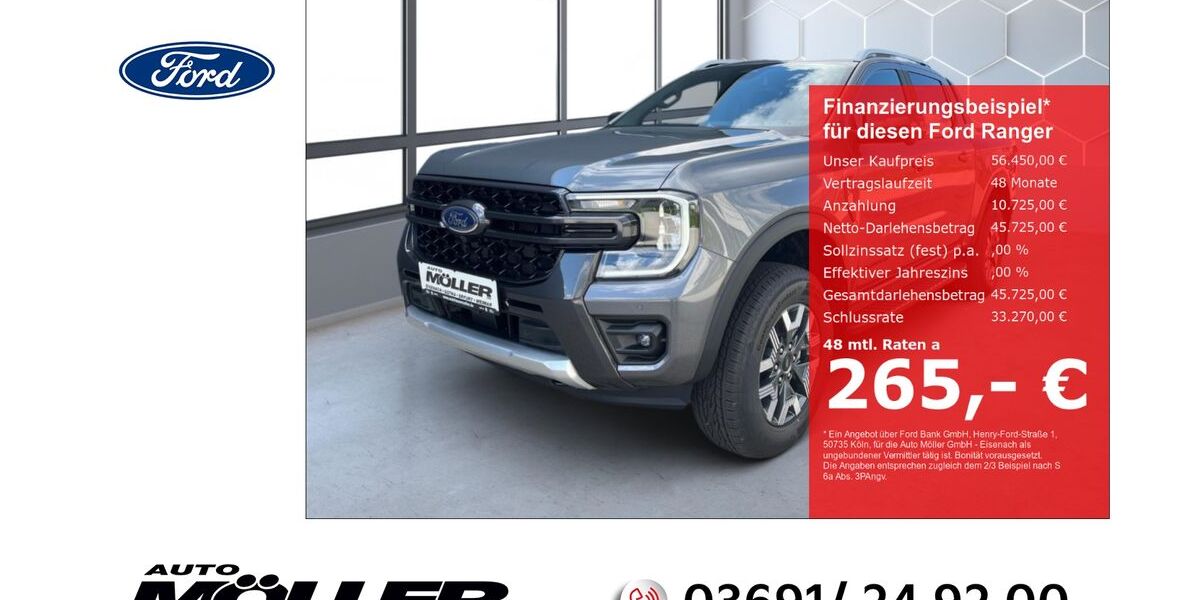 Ford Ranger 2.980 km 56.450 &euro; Eisenach 99817